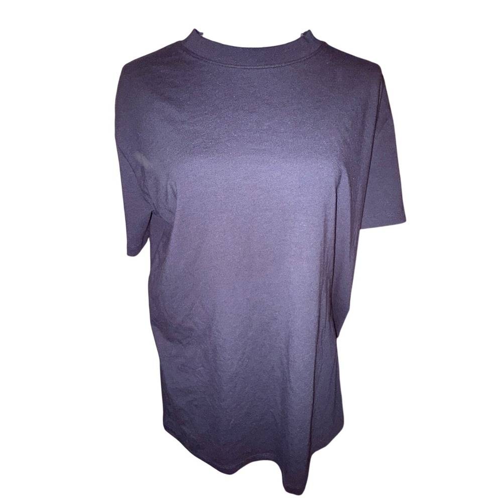 Universal Thread T-Shirt Womens M Ebony Black NEW Cotton Modal Crewneck Tee